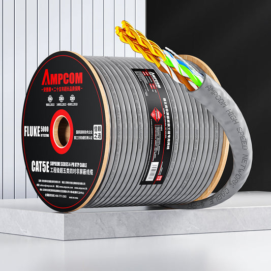 AMPCOM Blog-Cat5e Cable Guide: Wiring Schemes, PoE, and Limits