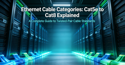 AMPCOM Blog-Ethernet Cable Categories: Cat5e to Cat8 Explained