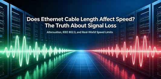 AMPCOM Blog-Does Ethernet Cable Length Affect Speed? The Truth About Signal Loss