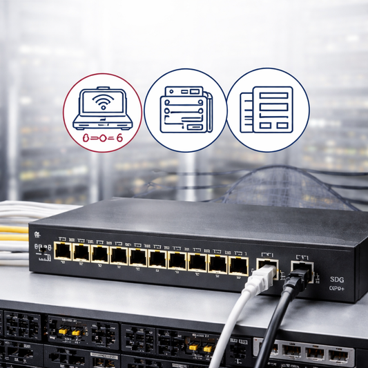 AMPCOM 2.5G Managed Switch Solutions for Wi-Fi 6, NAS, and SMB Networks