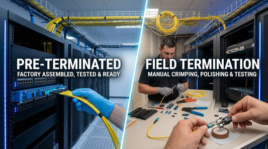 AMPCOM Blog-Pre-Terminated vs Field Termination: Installation Comparison