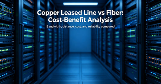 Blog da AMPCOM - Linha dedicada de cobre vs. fibra: análise de custo-benefício