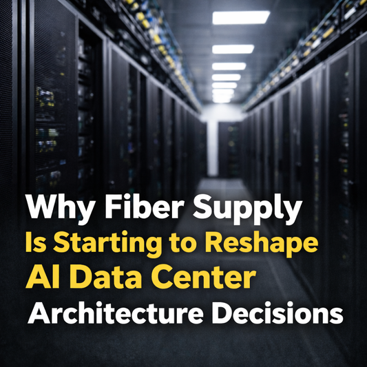 Por que o fornecimento de fibra óptica está começando a remodelar as decisões de arquitetura de data centers de IA?