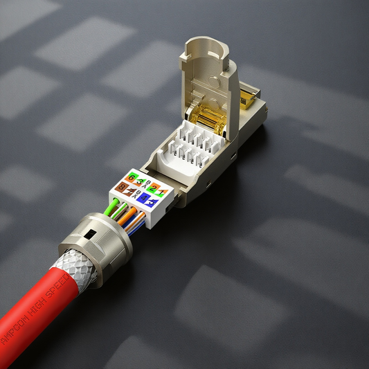  AMPCOM RJ45 Connector vs Keystone Jack: How to Choose the Right Ethernet Termination for Your Network