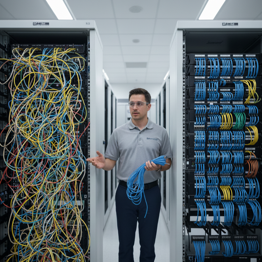Blog da AMPCOM - Etiquetagem de Cabos para Data Center: Guia de Conformidade Passo a Passo com a Norma TIA-606-C