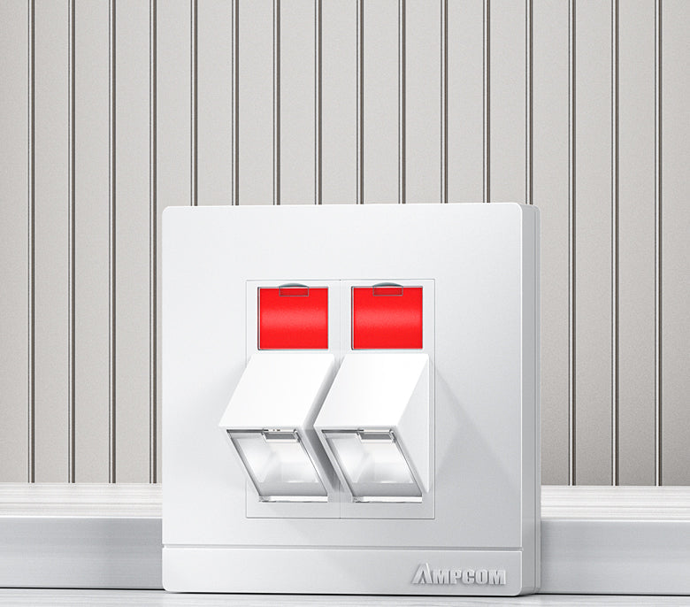 Painel frontal e conector