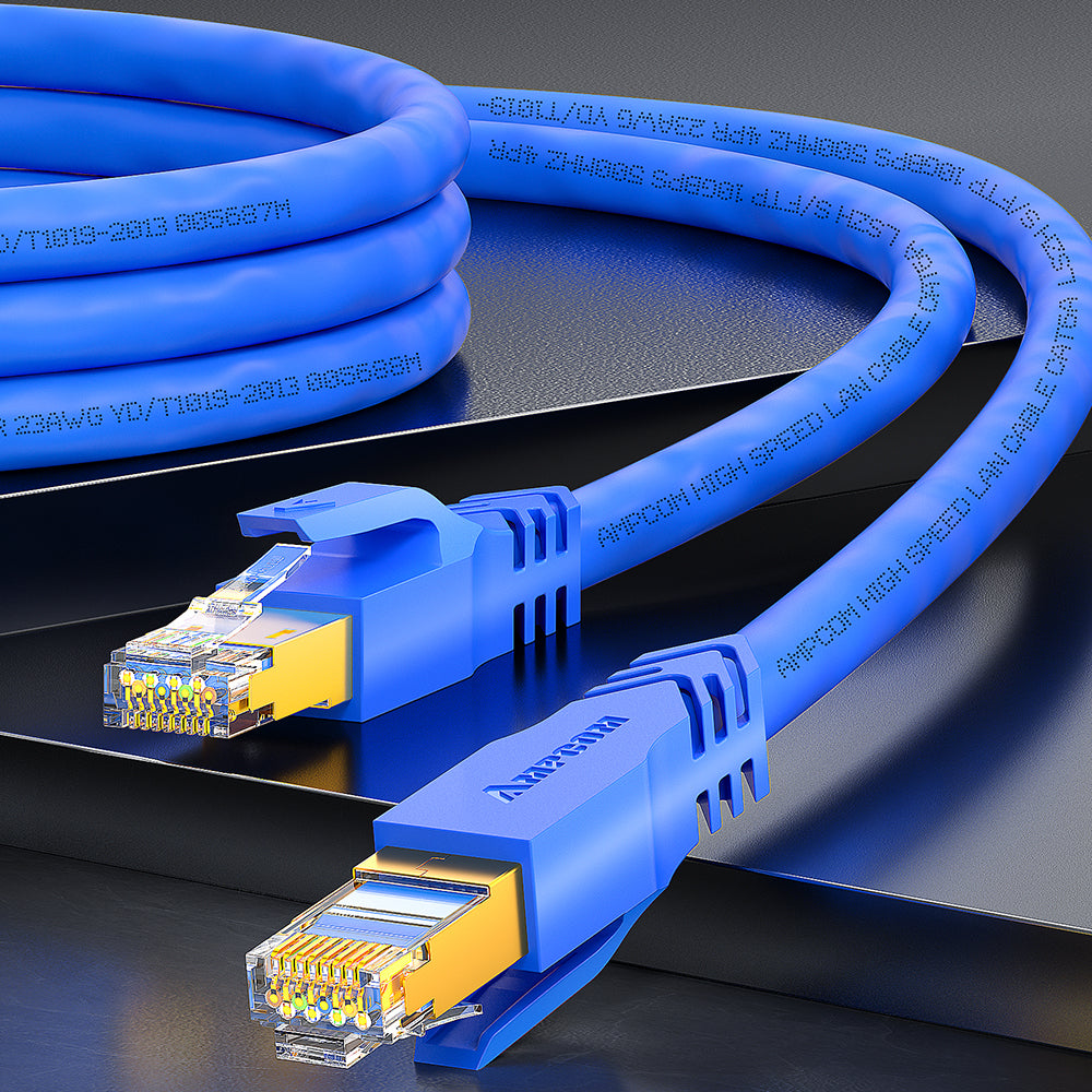 AMPCOM Cat6a S/FTP 24AWG LSZH Patch Cable
