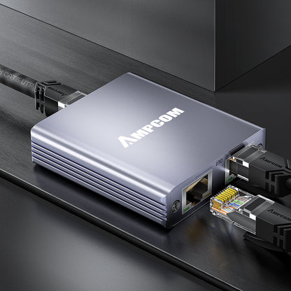  Divisor de cabo de rede AMPCOM 1 para 2 RJ45 