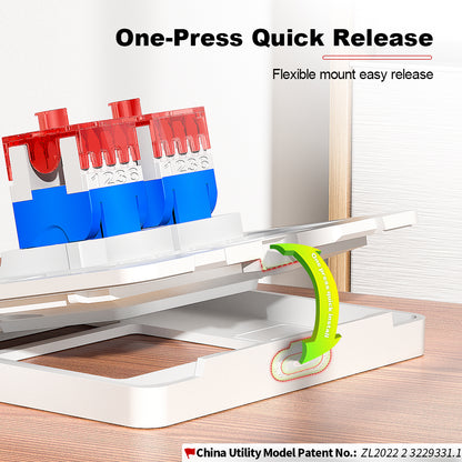 AMPCOM P86 Series CAT6/CAT6A Dual-Port Network Faceplate