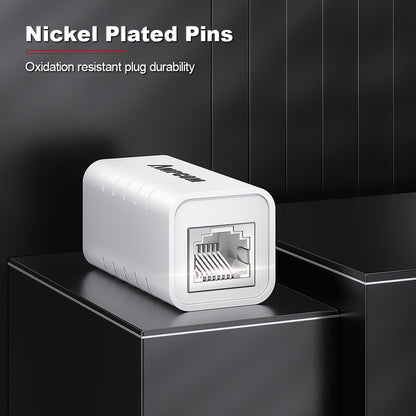 Conector em linha AMPCOM Cat6 blindado Gigabit RJ45