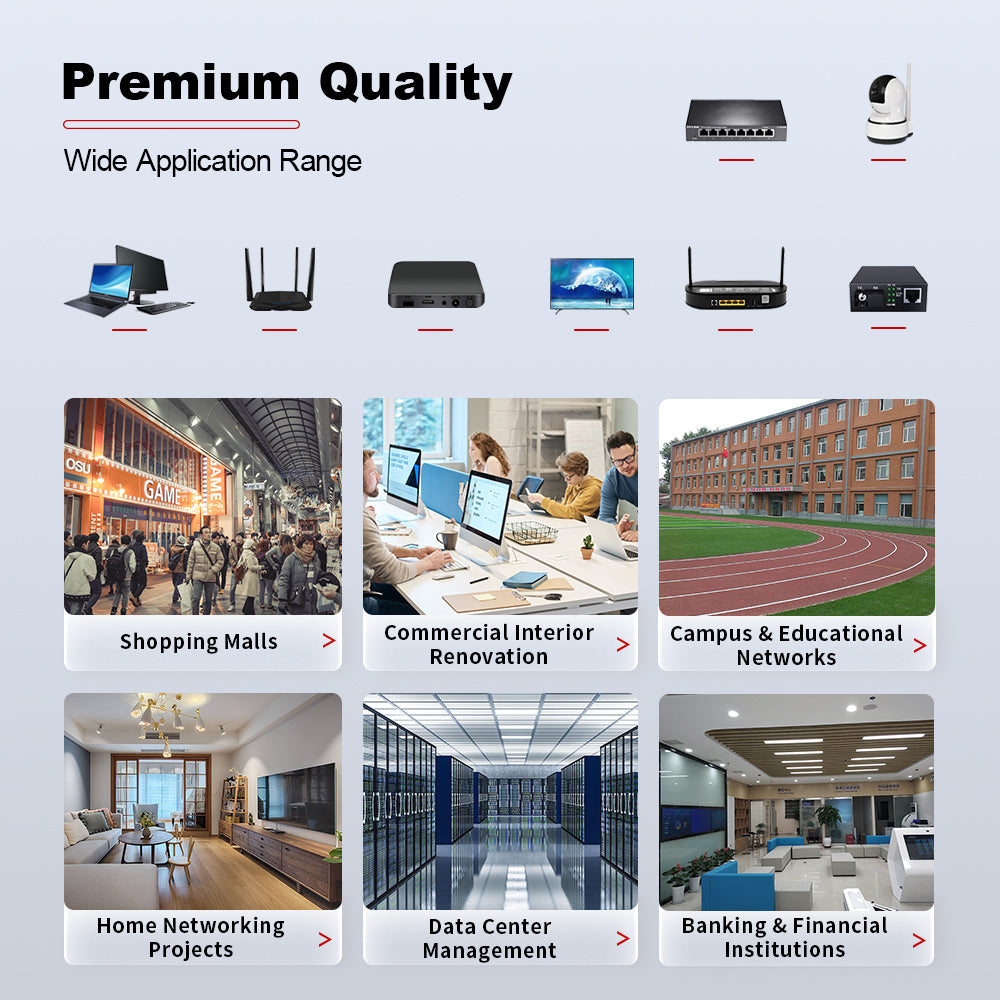 AMPCOM Network Cable Tester for RJ45 Ethernet & RJ11 Telephone Line Testing