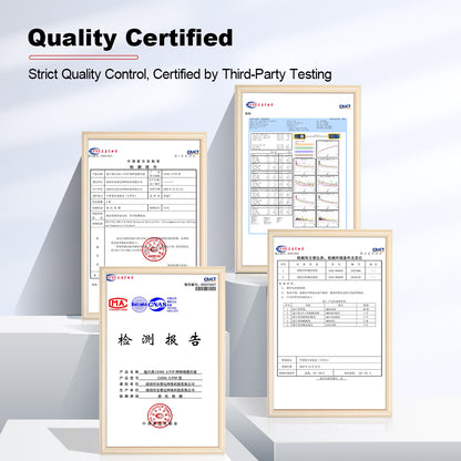 Conector AMPCOM Cat6 RJ45 de duas peças, contatos banhados a ouro, diâmetro do orifício do condutor de 1.1 mm