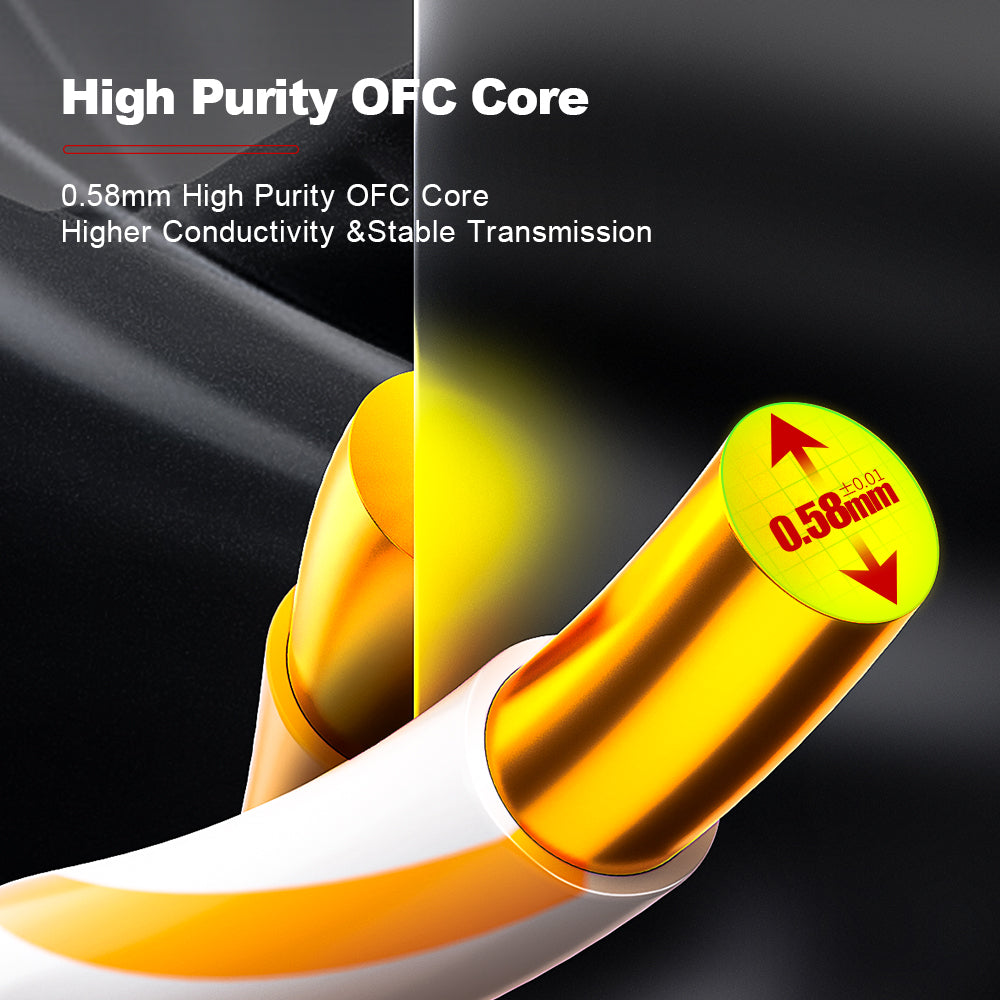 AMPCOM Custom CAT7 S/FTP Patch Cable, Zinc Alloy Shielded Connector, LSZH Flame-Retardant S/FTP Cable