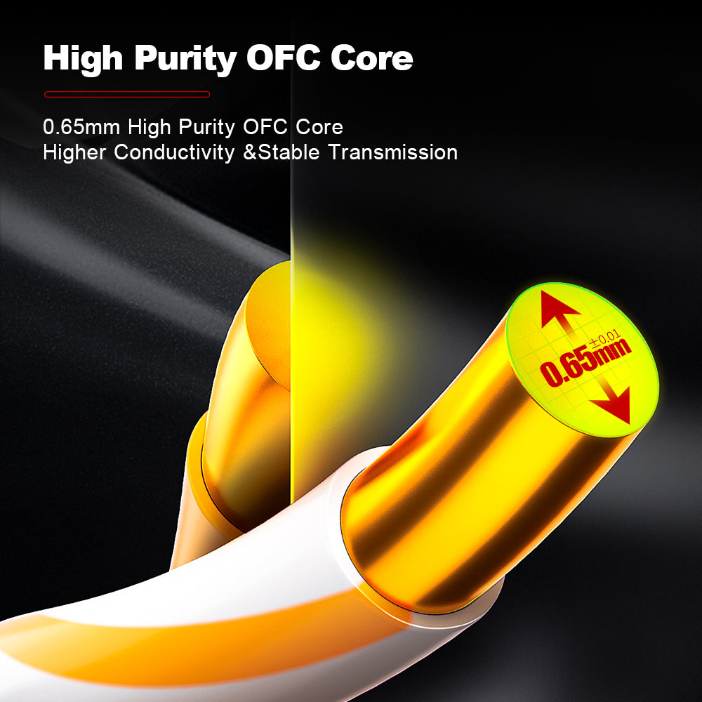 AMPCOM Custom CAT8 S/FTP Patch Cable, Zinc Alloy Shielded Connector, LSZH Flame-Retardant S/FTP Cable