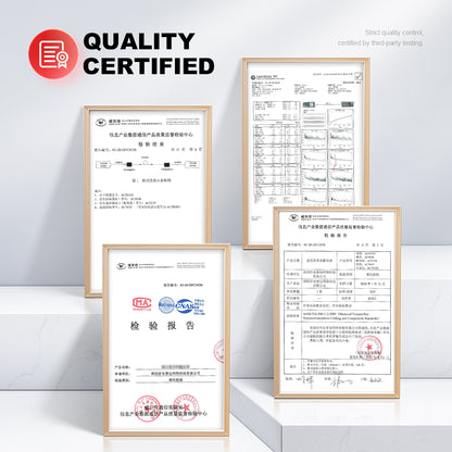 AMPCOM Cat5e Pass-Through Shielded RJ45 Connector, Gold-Plated Contacts, 1.0mm Conductor Hole