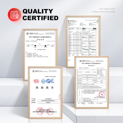 AMPCOM Premium 1U 24-Port Unshielded Patch Panel, 19-inch Rack Mount with Cable Management Rings