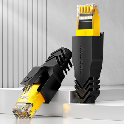 AMPCOM RJ45 Connector Plug Covers 7.5mm for CAT6a/CAT7 Ethernet Network Cable