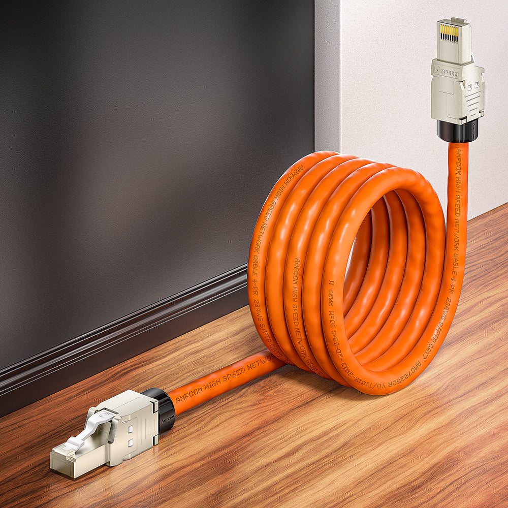 AMPCOM Custom CAT7 S/FTP Patch Cable