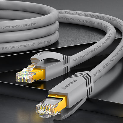 AMPCOM Cat7 S/FTP 24AWG LSZH Patch Cable for Data Center Cabling or Surveillance System Wiring