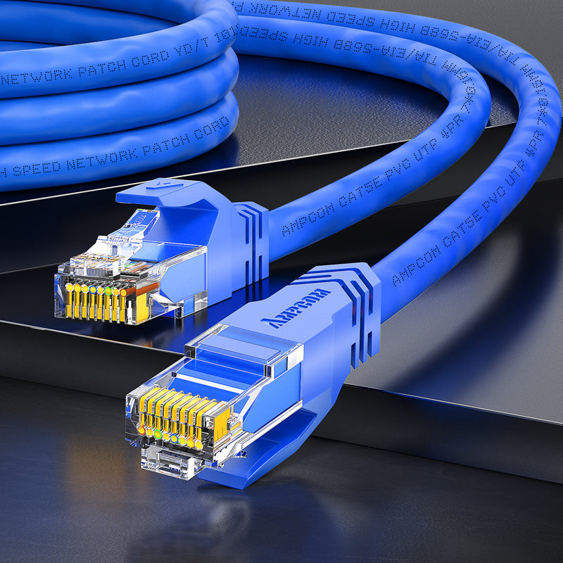 AMPCOM CAT5e Unshielded (UTP) PVC Network Patch Cable  for Home or Data Center