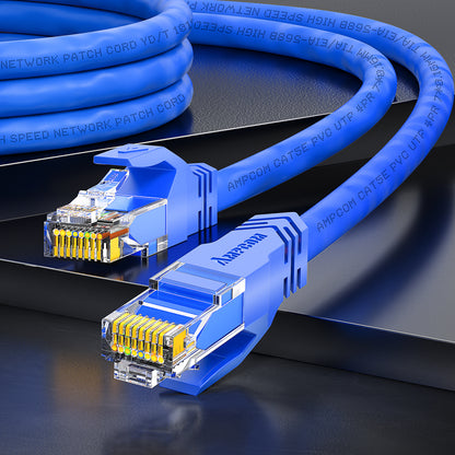 AMPCOM CAT5e Unshielded (UTP) PVC Network Patch Cable  for Home or Data Center