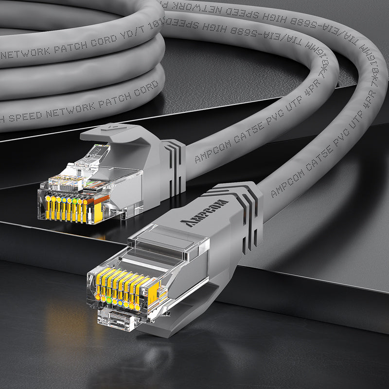 AMPCOM CAT5e Unshielded (UTP) PVC Network Patch Cable  for Home or Data Center
