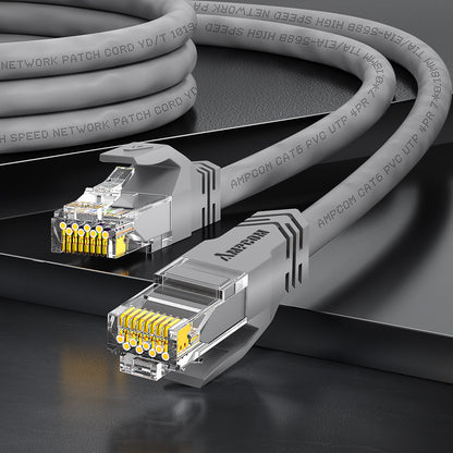 AMPCOM CAT6 Unshielded (UTP) PVC Network Patch Cable  for Home or Data Center