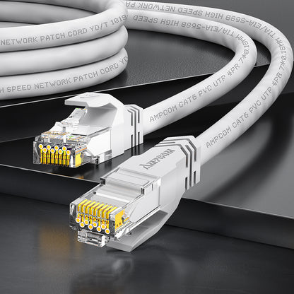 AMPCOM CAT6 Unshielded (UTP) PVC Network Patch Cable  for Home or Data Center
