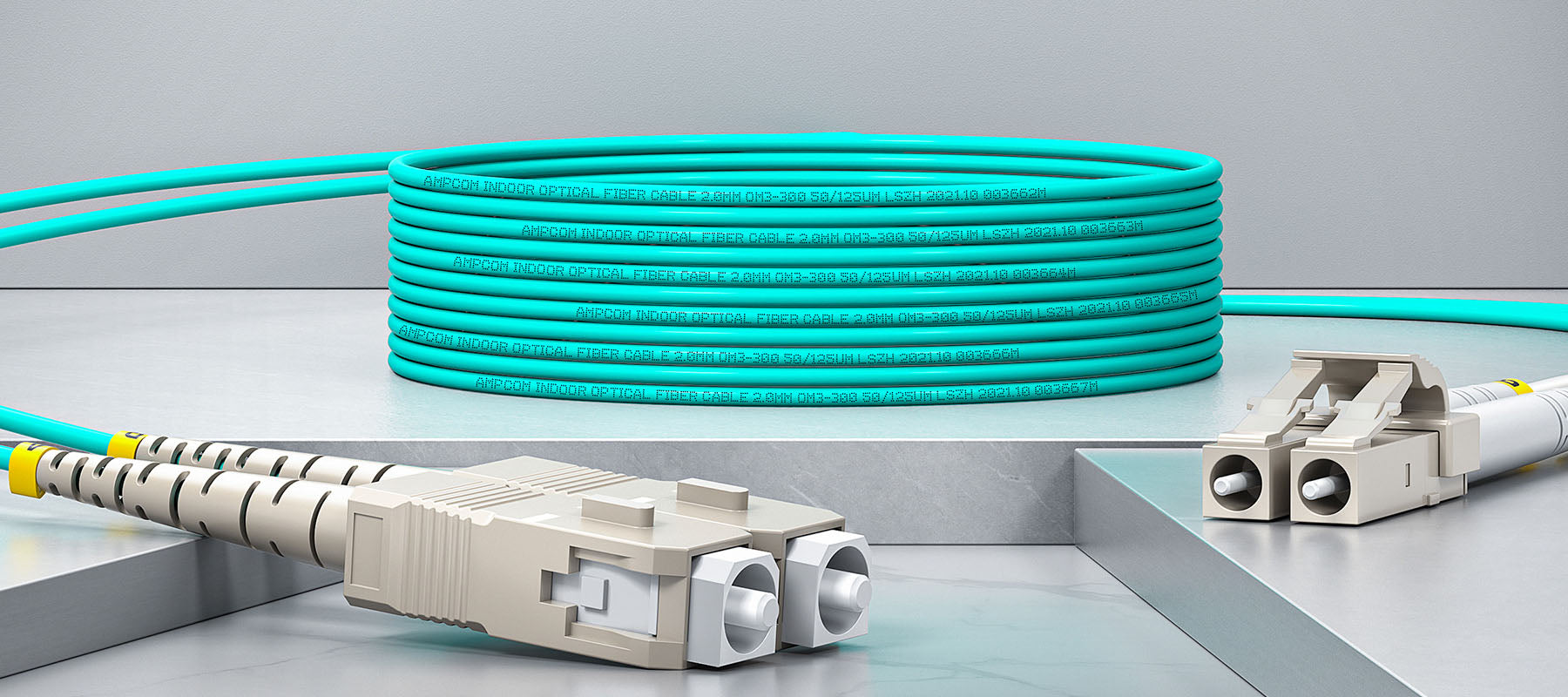 Seleção estratégica de fibra óptica: projetando redes de alto desempenho.
