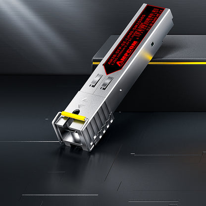 AMPCOM SC SFP-1.25G Optical Transceiver, Single-Mode Single-Fiber, Type A, 1000BASE-BX BiDi, SC Simplex, DDM