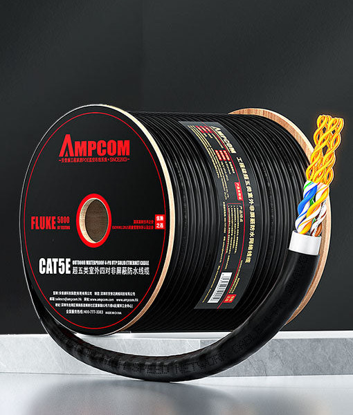 AMPCOM 网络线缆 – CAT5e/CAT6/CAT6a/CAT7/八类/音频线缆 | 高速数据中心解决方案