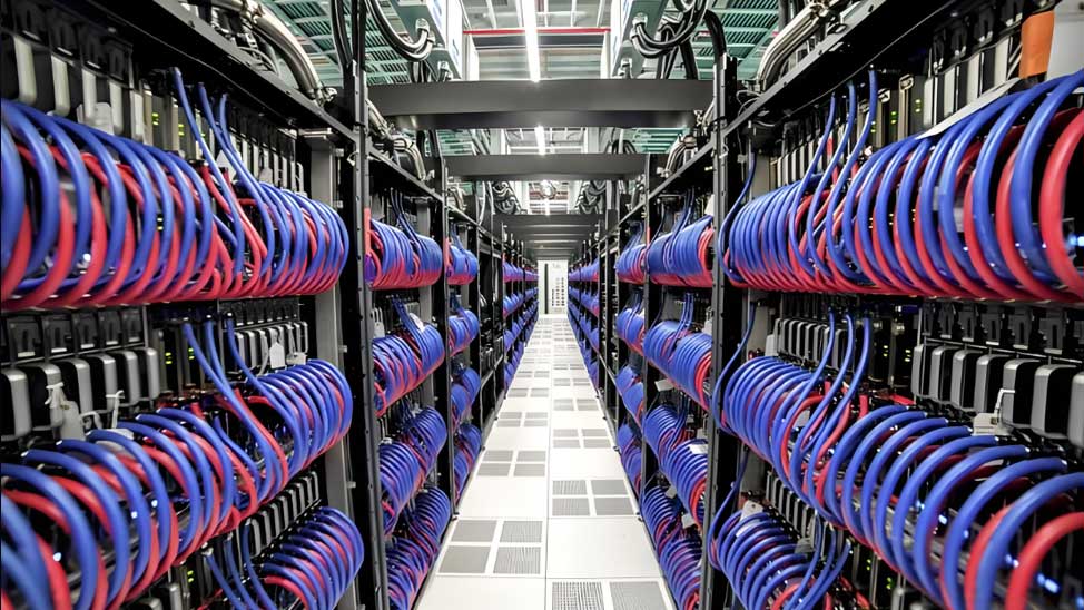 Cabeamento de painéis de controle industrial para migração para Ethernet.