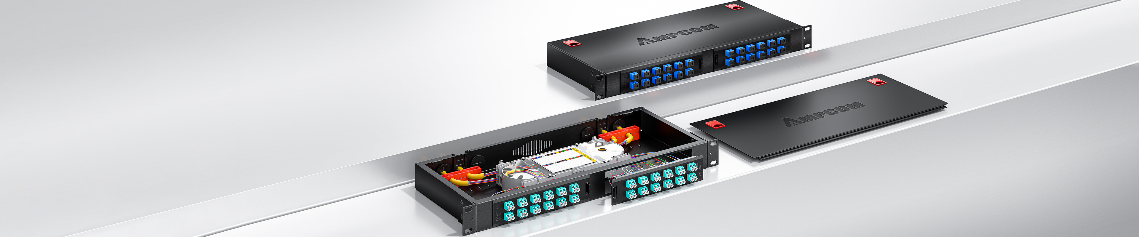 Optical Fiber Terminal Boxs - AMPCOM High-Density Optical Fiber ...