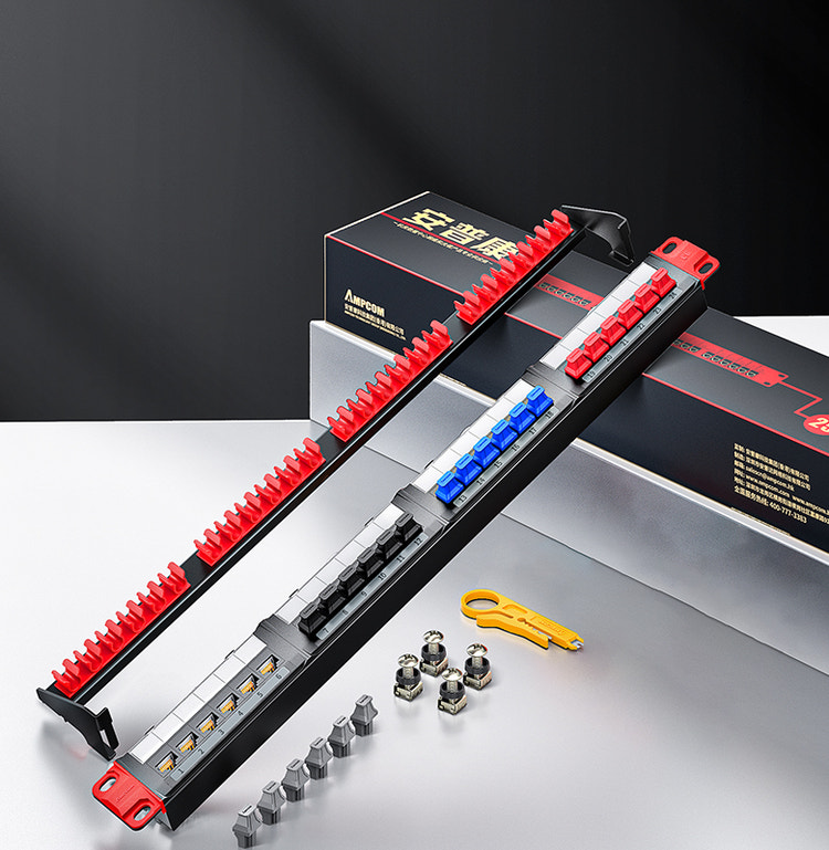 AMPCOM Patch Panels – Professional Network & AV Cable Management Solutions